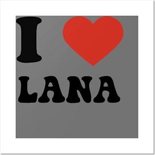 i heart lana Posters and Art